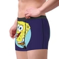 thumbnail image 2 of Yiaed SpongeBob SquarePants Pattern Men's Cotton Boxer Briefs Underwear Cool Underpants Good Gift for Men-X-Large, 2 of 5