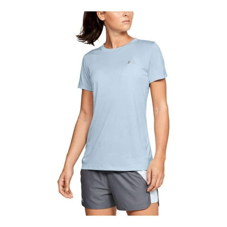 Under Armour Women's Tech Twist T-Shirt, Coded Blue, (Best Tech Gifts Under 100)