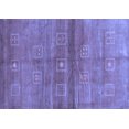 thumbnail image 1 of Ahgly Company Machine Washable Indoor Rectangle Abstract Blue Contemporary Area Rugs, 5' x 8', 1 of 4