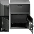 thumbnail image 2 of VEVORbrand Digital Depository Safe 1.7 Cubic Feet Security Safe Box Made of Carbon Steel with Deposit Slot with Two Emergency Keys Depository Safe Box for Home Hotel Restaurant and Office, 2 of 9