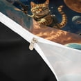thumbnail image 4 of jejeloiu Galaxy Tiger Shark Adventure Twin Duvet Cover,Outer Space Theme Twin Bedding For Boys,Orange Blue,Black Reversible,2pcs,1 Duvet Cover and 1 Pillowcase, 4 of 6
