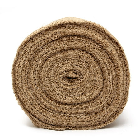 10m Hessian Jute Burlap Ribbon Vintage Wedding Table Runner Chair