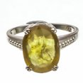 thumbnail image 3 of Bague Solitaire Faite à la Main 6.25 Ct Saphir Jaune Naturel US7.5, 3 of 3