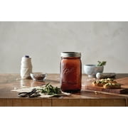 Ball(R) Wide Mouth Canning Jars 4/Pkg-Quart Elite Color Series Amber, 32oz
