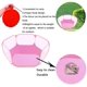 thumbnail image 4 of Tienda de campaña para animales pequeños, jaula para reptiles, corralito transparente transpirable para mascotas, valla de ejercicio al aire libre/interior abierta, valla de patio portátil Adepaton WMZL-1859-2, 4 of 7