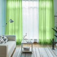 thumbnail image 2 of Voile Curtains With Ruffles In Linen Optics Transparent, 2 of 5