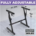 thumbnail image 2 of Soporte para teclado Liquid Stands Z Style, plegable, 54-88 teclas, 2 of 6