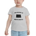 thumbnail image 2 of I'm A Big Deal in North Dakota Cute Toddler T Shirts for Boys Girls (Gray, 5/6T), 2 of 5