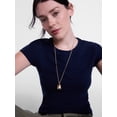 thumbnail image 5 of Scenario Women's and Women's Plus Tee with Short Cap Sleeves, Sizes XS-4X, 5 of 6