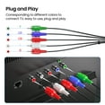 thumbnail image 6 of Component YPbPr HD Cable Compatible with PS2/PS3/PS3 Slim to HDTV-EDTV(HD 480P), 180cm, Black, 6 of 7