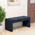 thumbnail image 4 of Velvet Entryway Bench End of Bed Bench Upholstered Modern Window Bench Comfy Ottoman for Dining Room/Bedroom/Living Room/Hallway/Indoor, 4 of 9