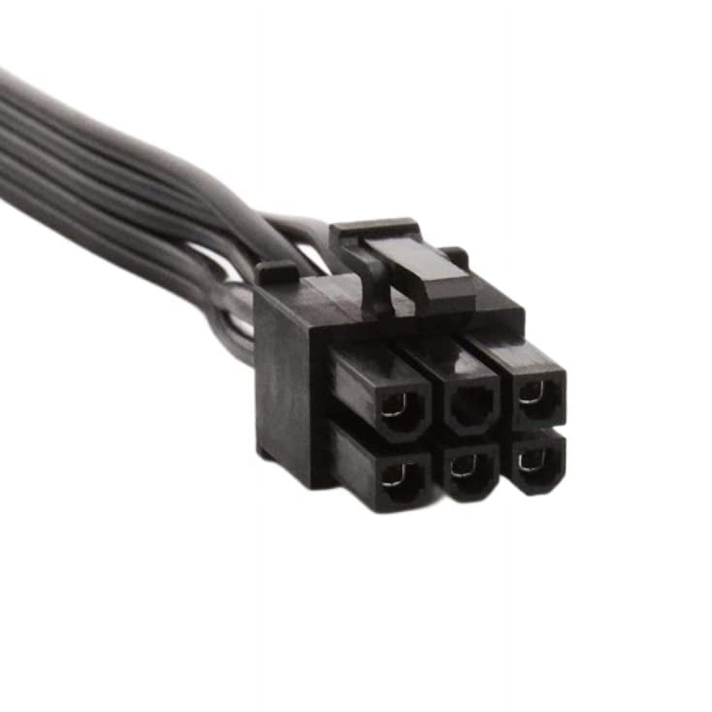HRTGFD-for Corsair SATA Power Splitter Cable, 6-Pin to 3X 15-Pin SATA Female Power Supply Adapter for Additional SSD/HDD, for Corsair RM550x RM650x RM750x RM850x RM1000x Modular PSUs - 20 Inch