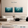 thumbnail image 4 of Elephant Stock Red Sea Green Turtle Wall Art - Horizontal Canvas Wall Art - Living Room Wall Decor - Animal Canvas - Teal And Blue Decor - 48" x 32", 4 of 8
