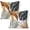 Vintage Leaves, variant on Spring Summer Pillow Covers 18x18 Inch Set of 2 Bee Happy Throw Pillows Case Seasonal Garden Outdoor Decorative Square Linen Decor Cushion Covers for Home Sofa Bed Couch