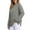 Gray, variant on Womens New Sweatshirts Casual Fashion Solid Long Sleeve Crewneck Tops Women Loose Comfy Spring Hoodless Pullover