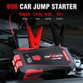 thumbnail image 3 of Car Jump Starter Car Battery Jump Starter Pack 4000A Peak for Up to 10.0L Gas and 8.0L Diesel Engine 12V Auto Battery Booster,Jumper Cables Portable Lithium Jump Box with LED Light/USB QC3.0, 3 of 6