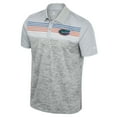 thumbnail image 2 of Men's Colosseum Gray Florida Gators Cybernetic Polo, 2 of 3