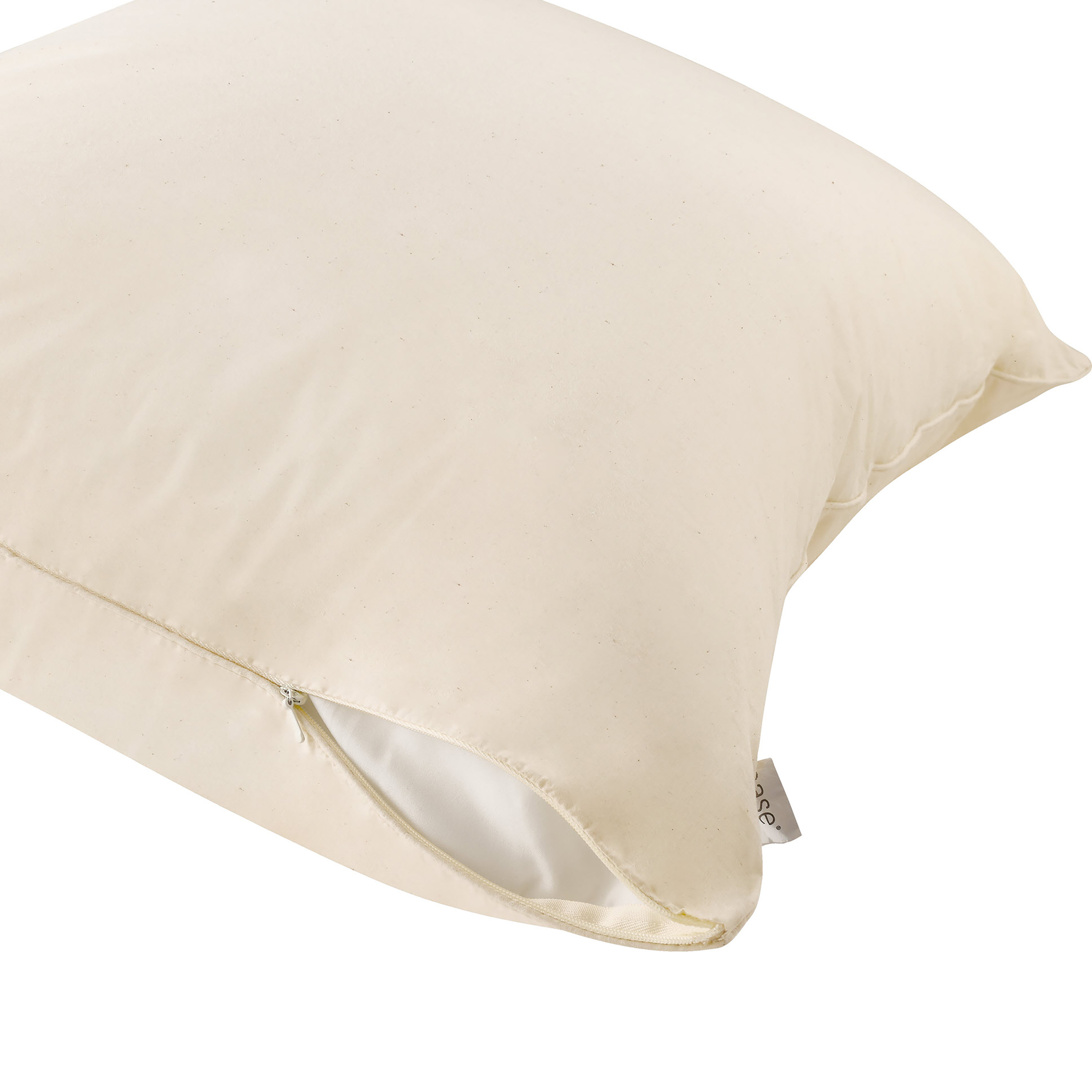 Allerease Organic Cotton Zippered Pillow Protector, Standard/Queen - image 4 of 7