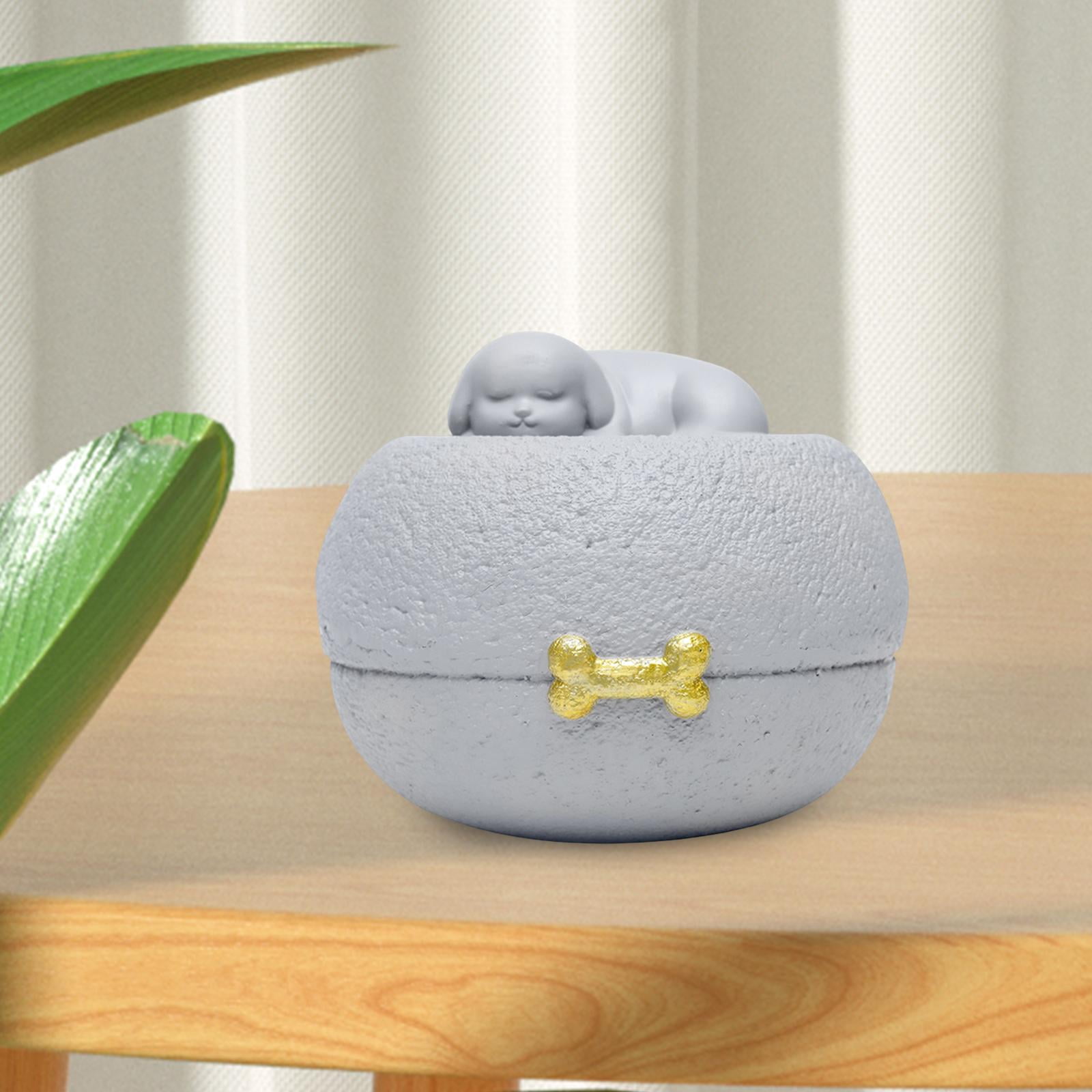 Bothyi Pet Ash Container Dog Cremation Urn Accessories Handicraft Lightweight Resin