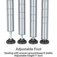 thumbnail image 6 of CRXX 4 Tier Corner Shelves Wire Shelving Rack Shelf Adjustable Storage Unit Organizer, 6 of 9