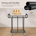thumbnail image 3 of Large Laundry Hamper with Wheels, Rolling Big Laundry Basket for Clothes Storage, Heavy Duty Extra Large Rolling Laundry Cart with Handle, Steel Frame, Waterproof Liner, 3 of 9