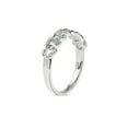 thumbnail image 3 of Imperial 1/10Ct TDW Diamond 10k White Gold Cuban Link Women's Band (H-I, I2), 3 of 7