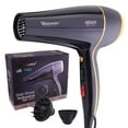 thumbnail image 1 of Secador de pelo VAGARY 6690A Salon Pro para mujer, potente motor de CA de 2200 W, secado rápido, iónico para cabello grueso, 2 velocidades y 2 ajustes de calor, 1 botón de aire frío (1 difusor y 1 con, 1 of 5