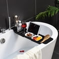 thumbnail image 1 of Jinsinto Expandable Adjustable Bathtub Tray For Bathroom - Retractable Dish Drainer For Kitchen And Bathroom, 1 of 5