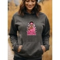 thumbnail image 2 of Trendy Breast Cancer Awareness Hoodie for Men and Women, Unisex Pullover Hooded Sweatshirt, Comfortable Cotton Poly Blend, Support and Awareness Casual Outfit, 2 of 5