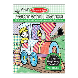 Melissa & Doug My First Paint With Water Coloring Book: Animals (24  Painting Pages) - FSC-Certified Materials 