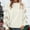 #154-White, variant on Craaazy Women Sweaters Round Neck Knitted Long Sleeve Sweater Bow Decoration Pullover Tops Gifts