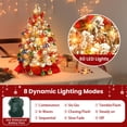 thumbnail image 4 of Nefalea para árbol de Navidad de 2 pies con 60 luces LED y más de 50 adornos, 4 of 6