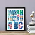 thumbnail image 3 of Designs ByLITA Washington, D.C. Inspirational, 11 x 14 Wooden Wall Print (Framed) | American Cities Stylish Home Decoration, 3 of 6