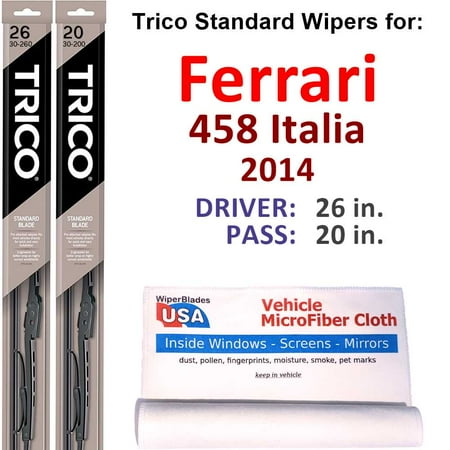 2014 Ferrari 458 Italia Wiper Blades (Set of 2)
