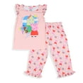 thumbnail image 3 of Peppa Pig Pajamas Toddler Girls' I'm Peppa Pig Snort Two-Piece Sleep Lounge Set Ruffle Sleeve Top Pajama Pant, 3 of 7
