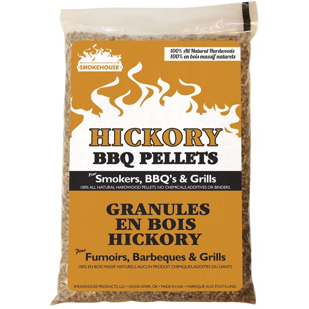 Smokehouse Hardwood Hickory BBQ Smoking Pellets for Smoker Grill, 40