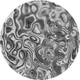 thumbnail image 1 of Ahgly Company Machine Washable Indoor Round Transitional Gray Cloud Gray Area Rugs, 6' Round, 1 of 7