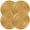 Sparkle Gold, variant on Pack of 1 Handcrafted Glass Beaded Placemats - Elegant Round Table Mats for Dining Décor (Jet Black)