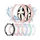 thumbnail image 1 of wonima44 [6+6Pack for Samsung Galaxy Watch 6 Screen Protector Case 40mm, Anti-Fog Tempered Glass and Waterproof Hard PC Bumper Cover Set for Galaxy Watch6 40mm, 1 of 1