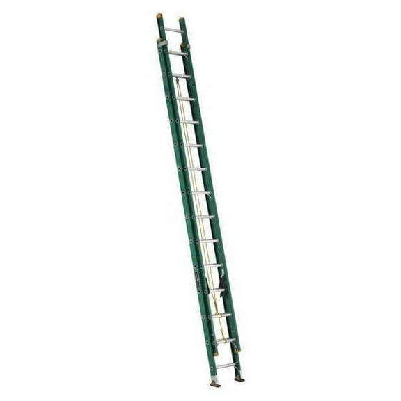 Louisville 28 ft Fiberglass Extension Ladder, 225 lb Load Capacity FE0628