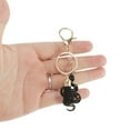 thumbnail image 4 of Unique Bargains 1 Pc Fashion Glitters Snake Tassel Handbag Charm Bag Accessories Black, 4 of 5