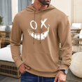 thumbnail image 1 of MKLEKYY Pull-Over pour Femmes Mode Décontractée pour Hommes, Pull à Capuche à Manches Longues avec Cordon de Serrage, 1 of 1