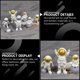 thumbnail image 4 of estatuas de resina de astronauta, figuras de astronauta para pastel, adornos de coche en miniatura., 4 of 6