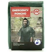 Emergency Zone Adult Poncho - Green