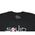 thumbnail image 3 of Squid Game Women's Circle Square Triangle Logo Design Graphic Print T-Shirt, 3 of 3