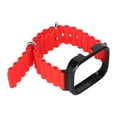 thumbnail image 2 of Smart Watch Wristband, Trendy Lightweight Protective Frame Adjustable Replacement Band  For Sleeping Red, 2 of 8