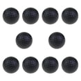 thumbnail image 3 of Lipstore 10 Pieces Golf Practice Balls Portable Golf Training for Golfer Outdoor Home Black, 3 of 8