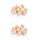 thumbnail image 1 of Bola de cuentas de madera natural,Bolas redondas de madera natural, 1 of 9