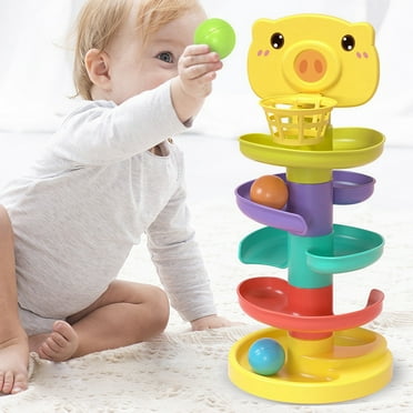 ToysYGift Clearance Toys for Girls Boys 3-6 Years Baby Puzzle Early Education Toys Stacking Toys For Babies Aged 6 Months And Above 0-3 Years Old Shooting Track Rolling Ball