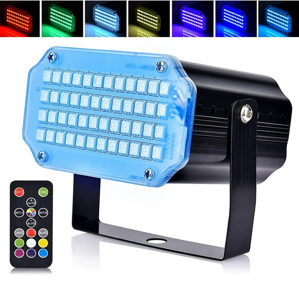 Mini LED Strobe Light with Remote Control Sound Activated and Flash